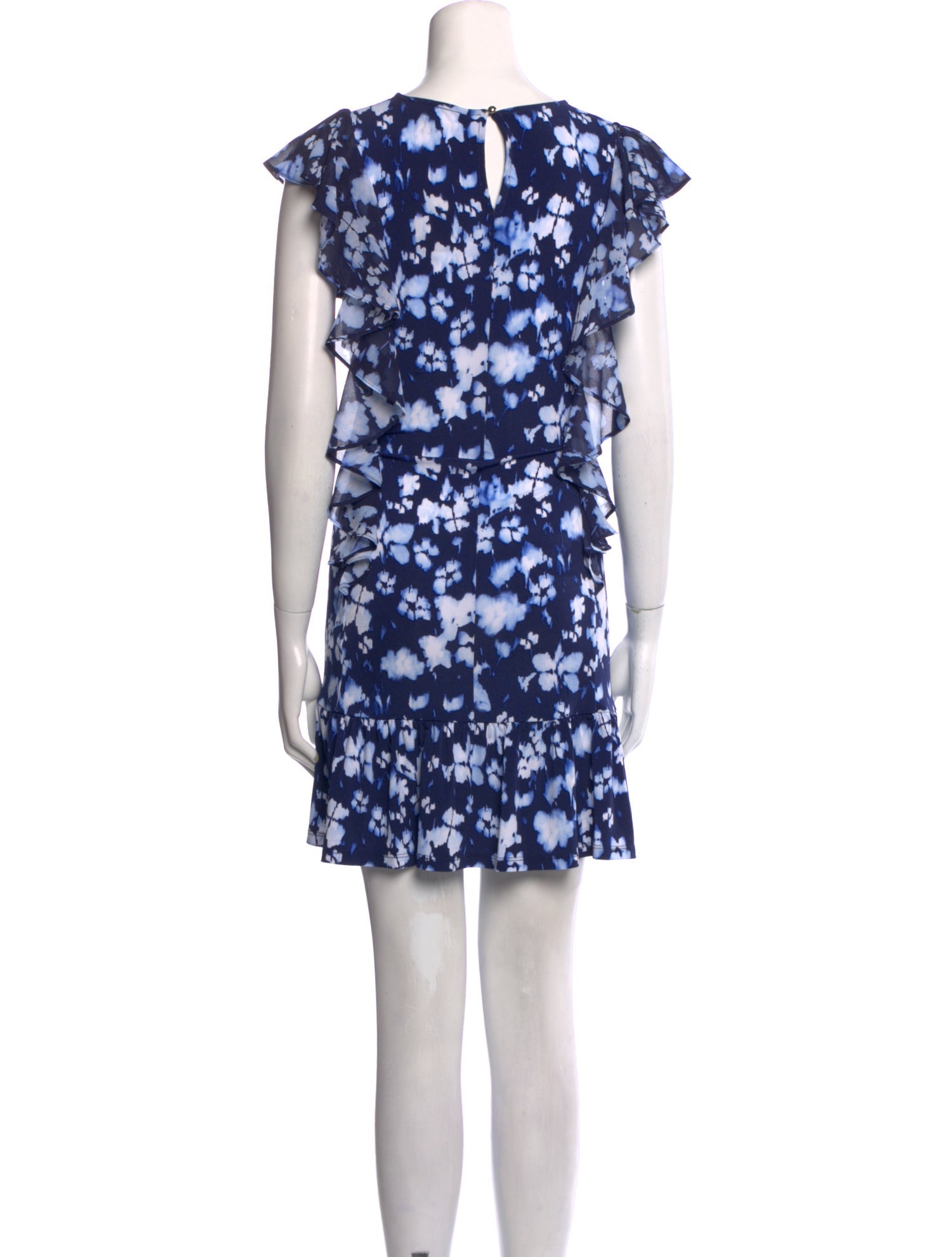 Michael Kors Floral Print Knee-Length Dress