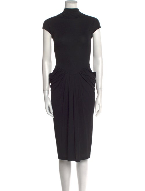 Michael Kors Turtleneck Midi Length Dress