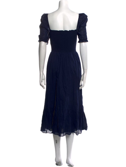 Michael Kors Square Neckline Midi Length Dress