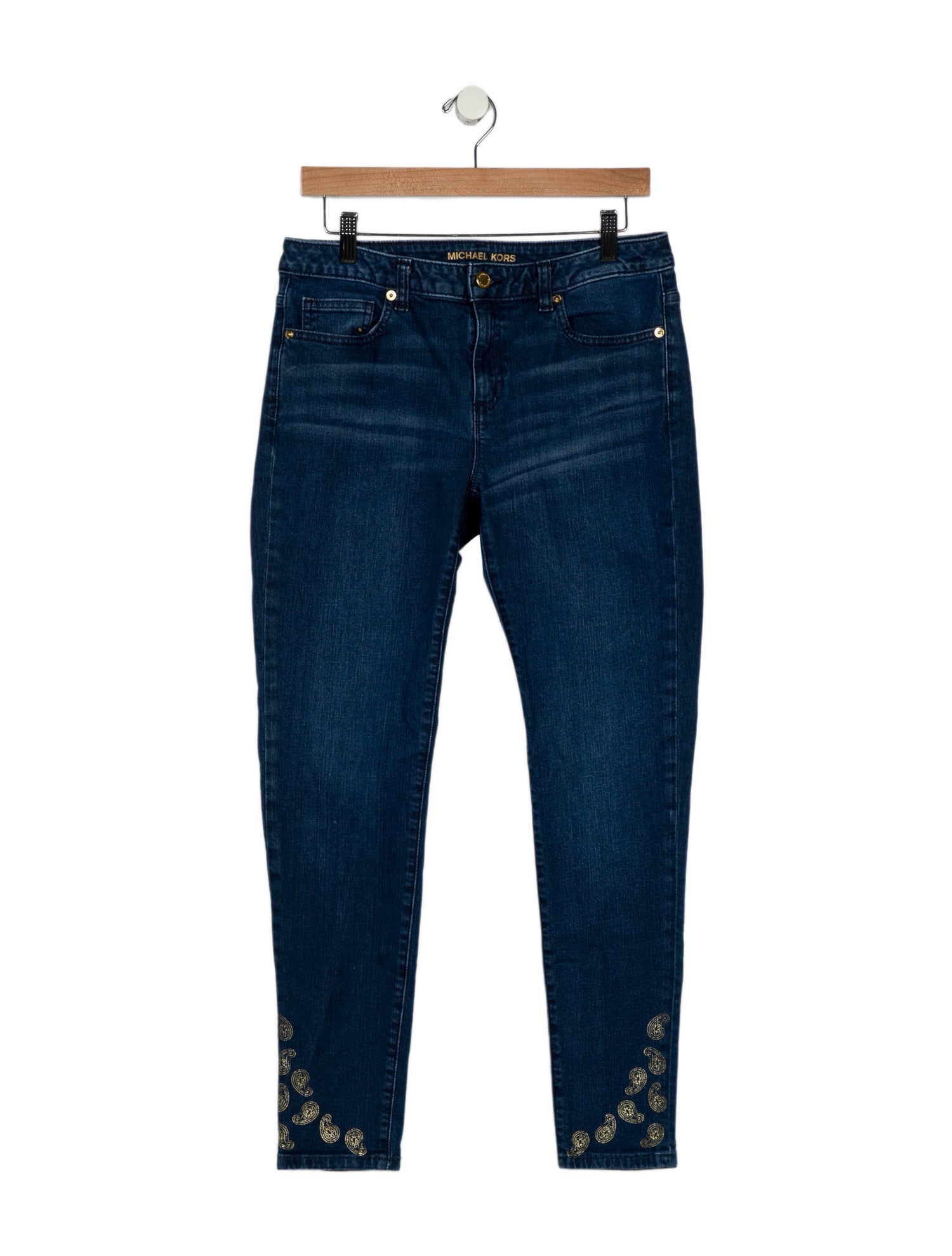 Michael Kors Mid-Rise Skinny Leg Jeans