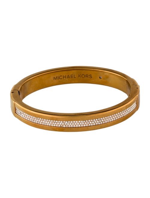Michael Kors Crystal Pavé Hinged Bangle