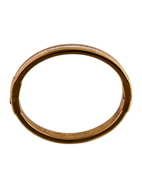 Michael Kors Crystal Pavé Hinged Bangle