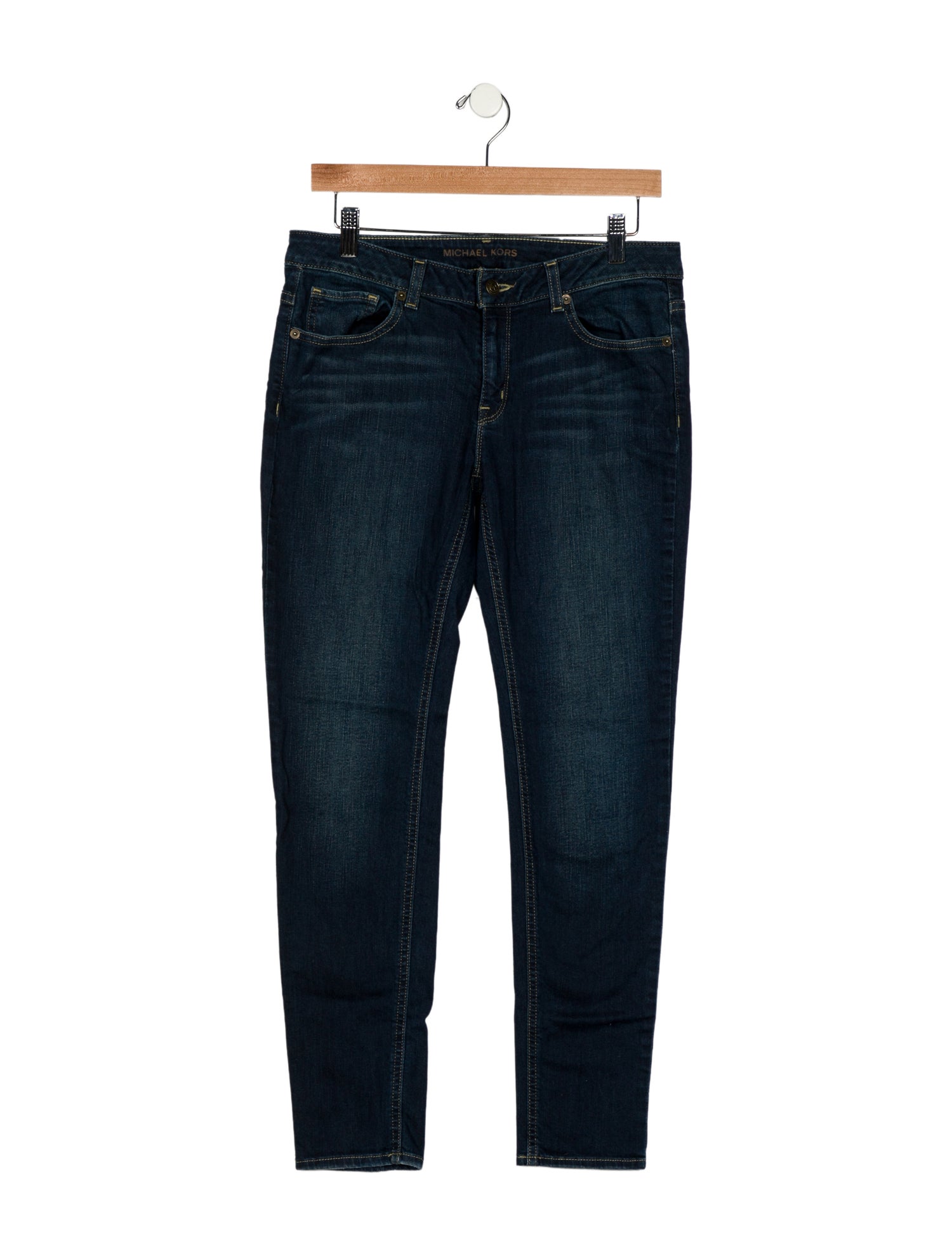 Michael Kors Mid-Rise Skinny Leg Jeans