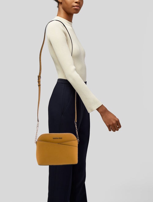 Michael Kors Saffiano Leather Crossbody Bag