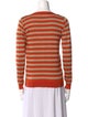 Michael Kors Striped V-Neck Sweater