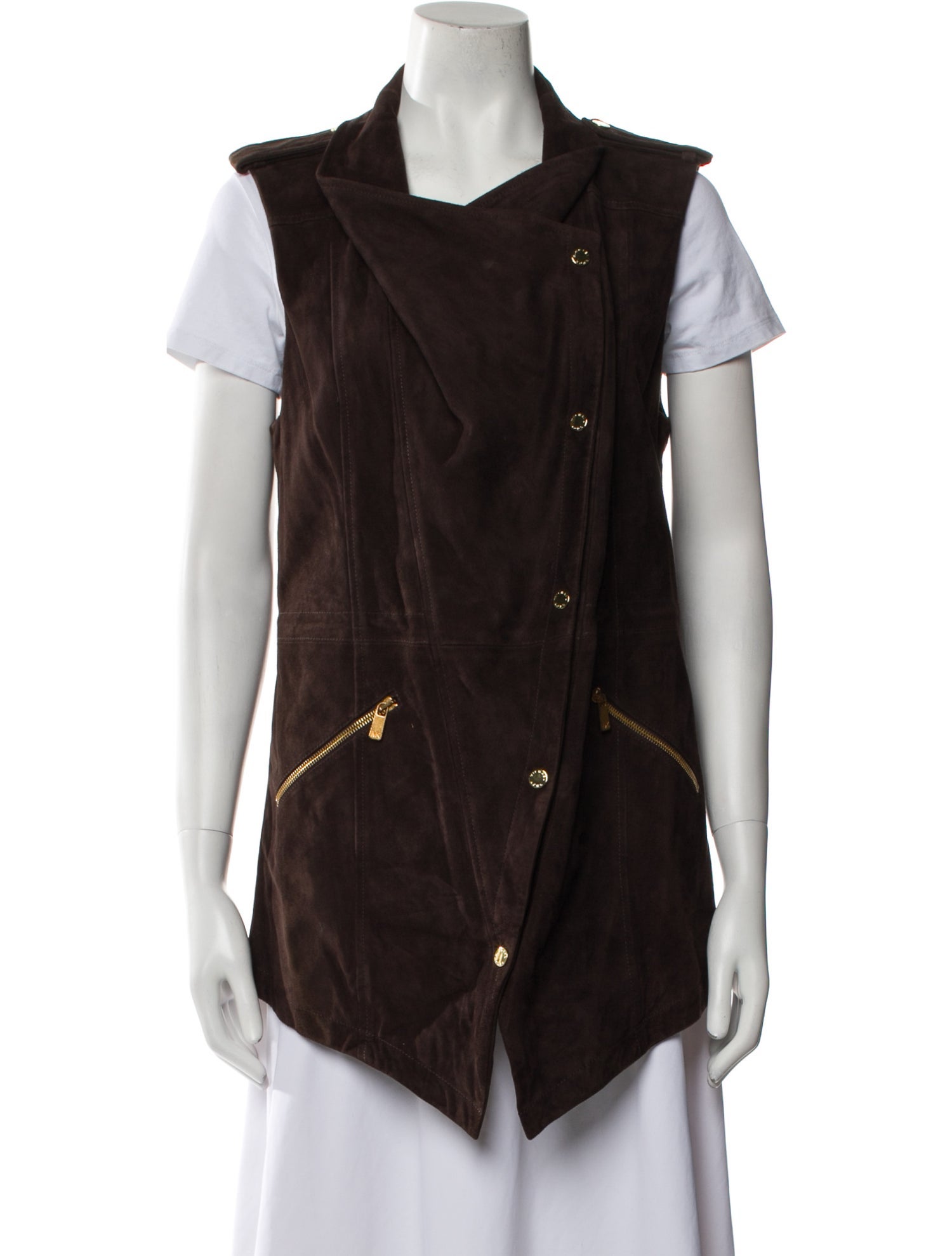 Michael Kors Leather Vest