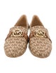 Michael Michael Kors Leather Printed Loafers