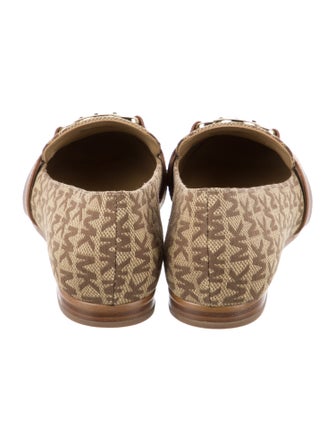 Michael Michael Kors Leather Printed Loafers