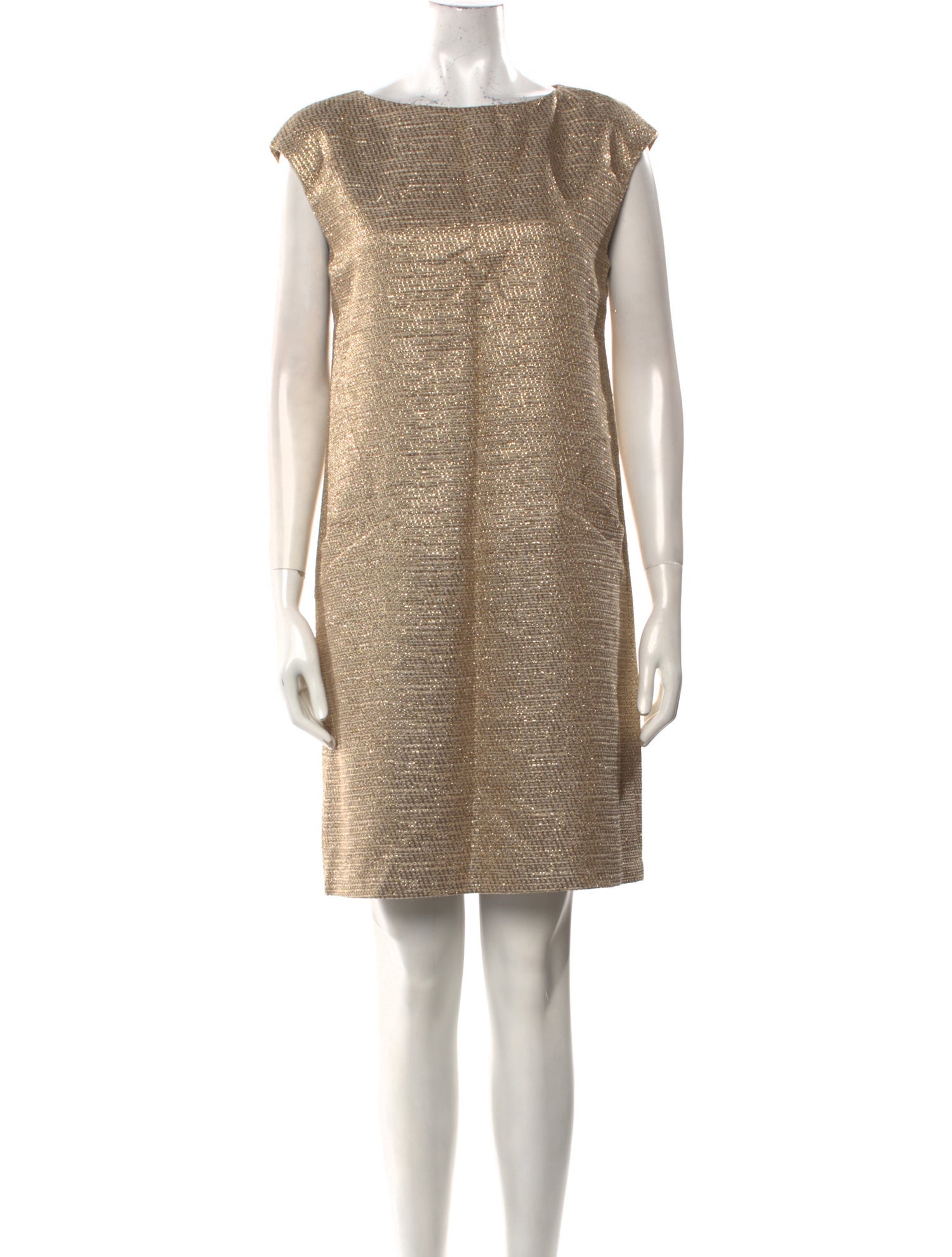 Michael Kors Bateau Neckline Mini Dress