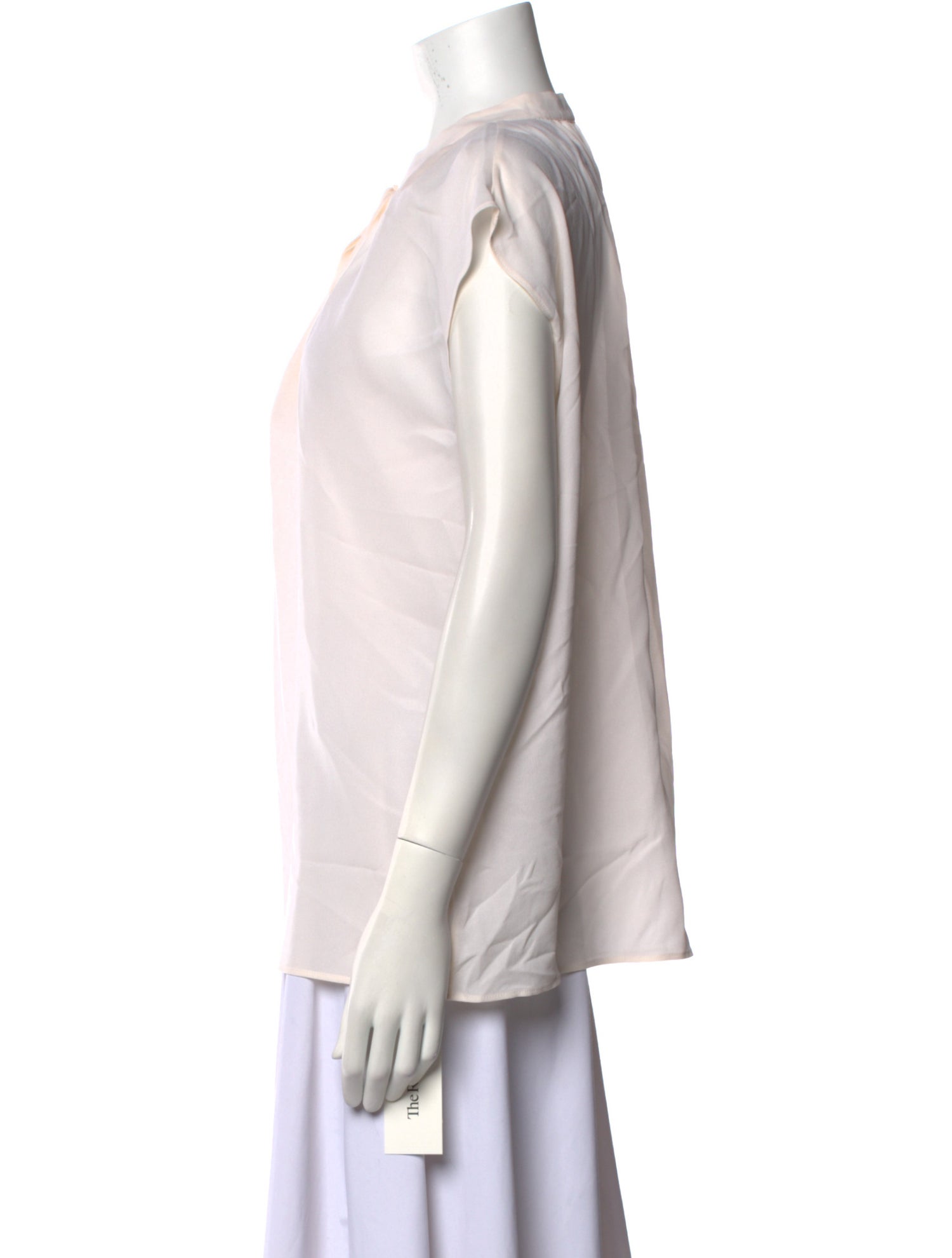 Michael Kors Silk Tie Neck Blouse