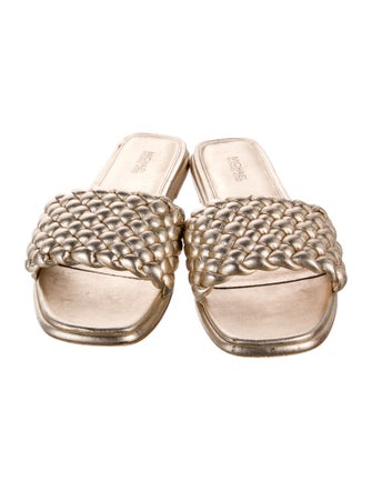 Michael Kors Leather Slides