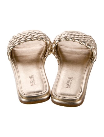 Michael Kors Leather Slides