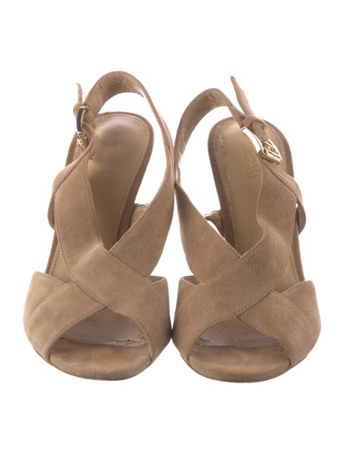 Michael Kors Suede Slingback Pumps