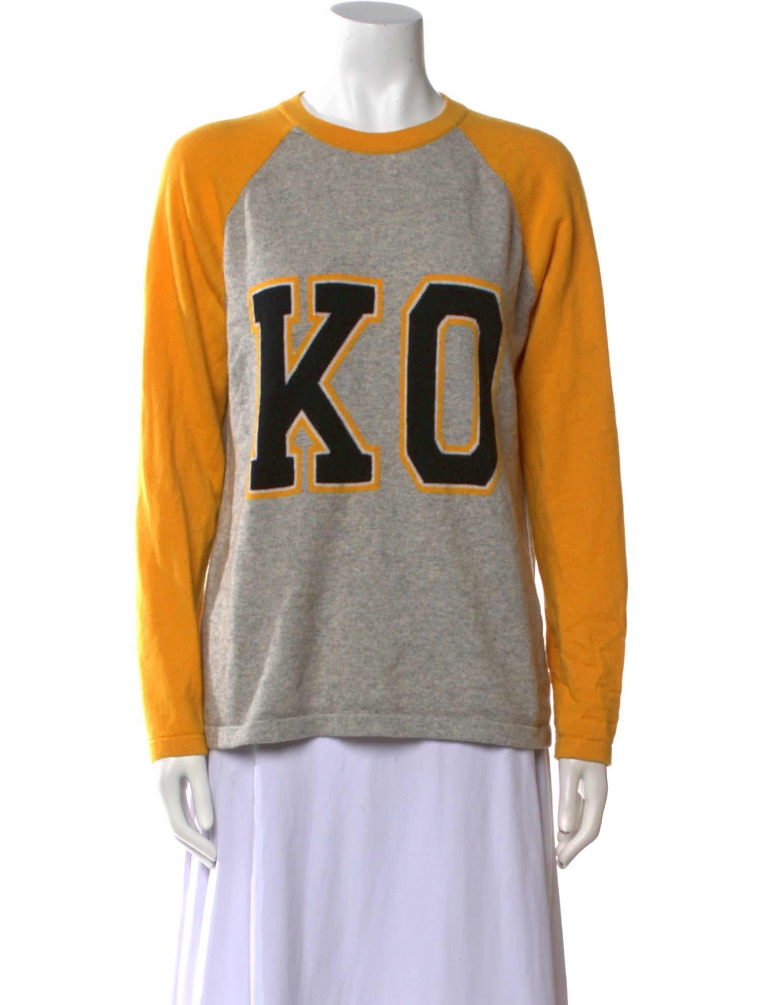 Michael Kors Collection Cashmere Graphic Print Sweater