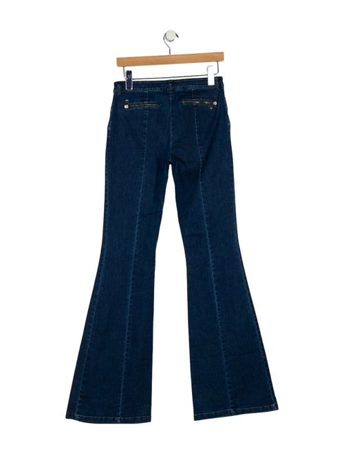 Michael Kors Mid-Rise Wide Leg Jeans