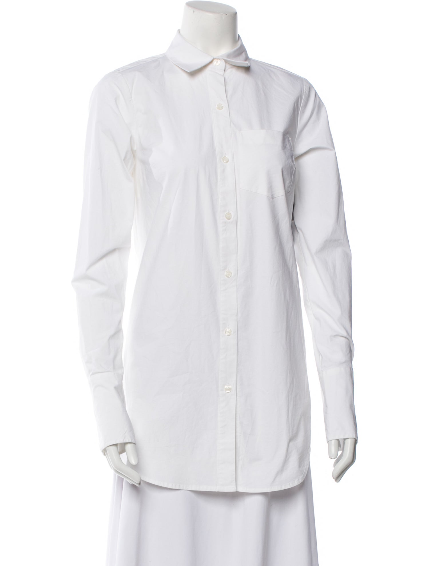 Michael Kors Long Sleeve Button-Up Top