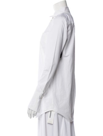 Michael Kors Long Sleeve Button-Up Top