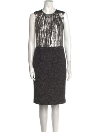 Michael Kors Virgin Wool Knee-Length Dress