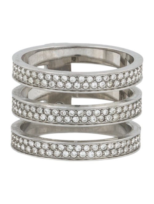 Michael Kors Crystal Triple Stack Pavé Ring