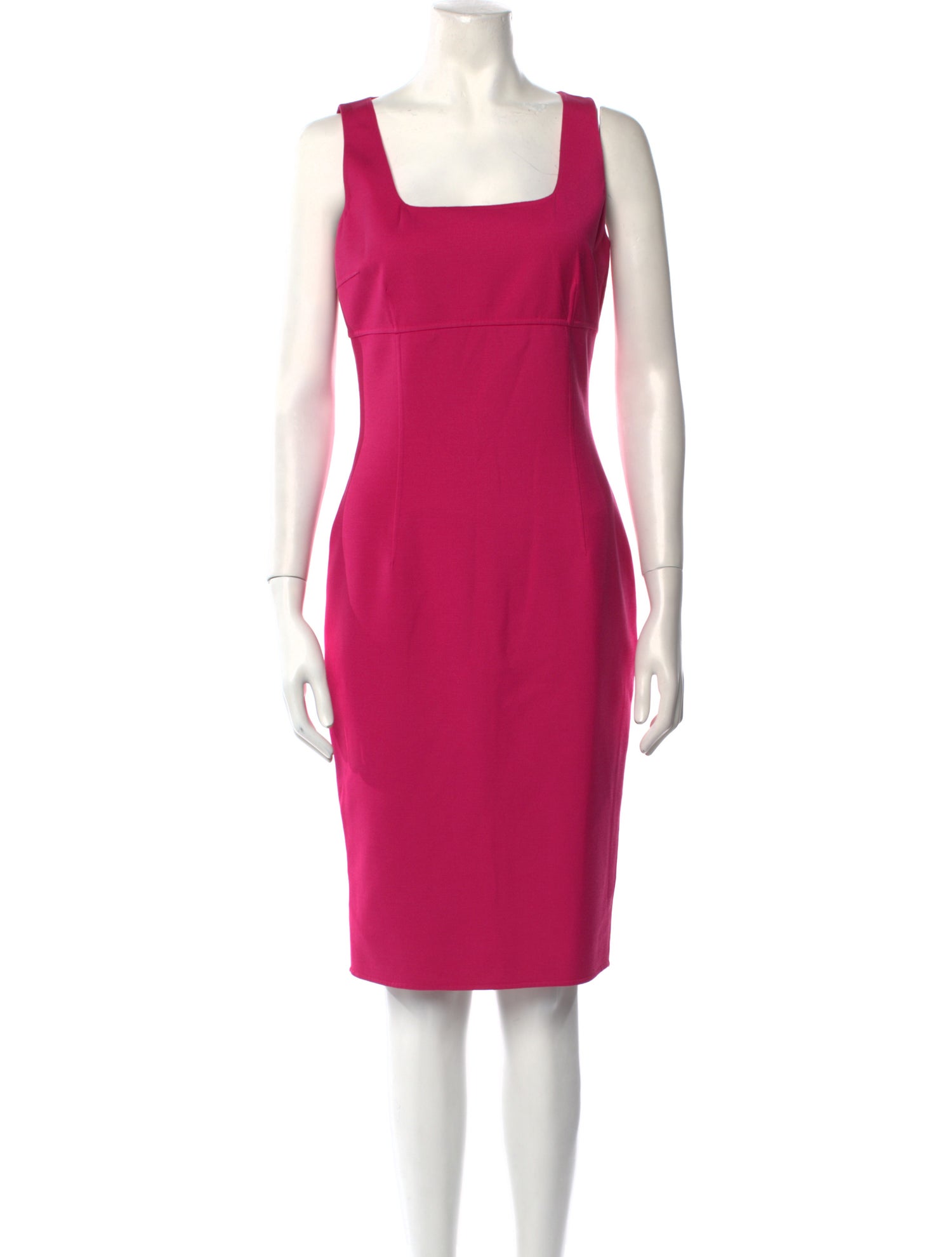 Michael Kors Square Neckline Knee-Length Dress