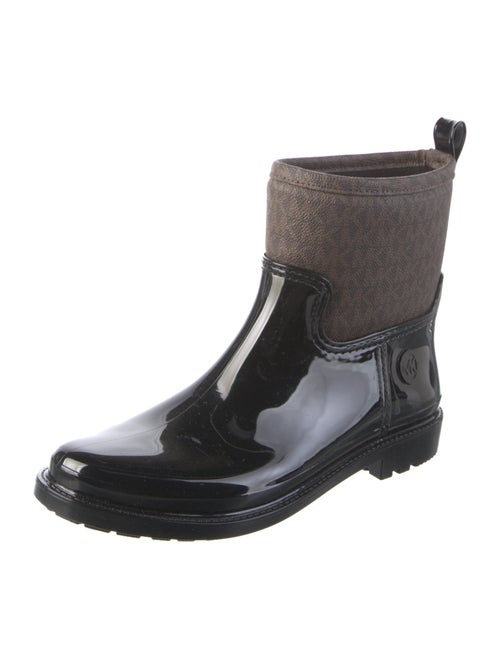 Michael Kors Monogram Pattern Rubber Rain Boots