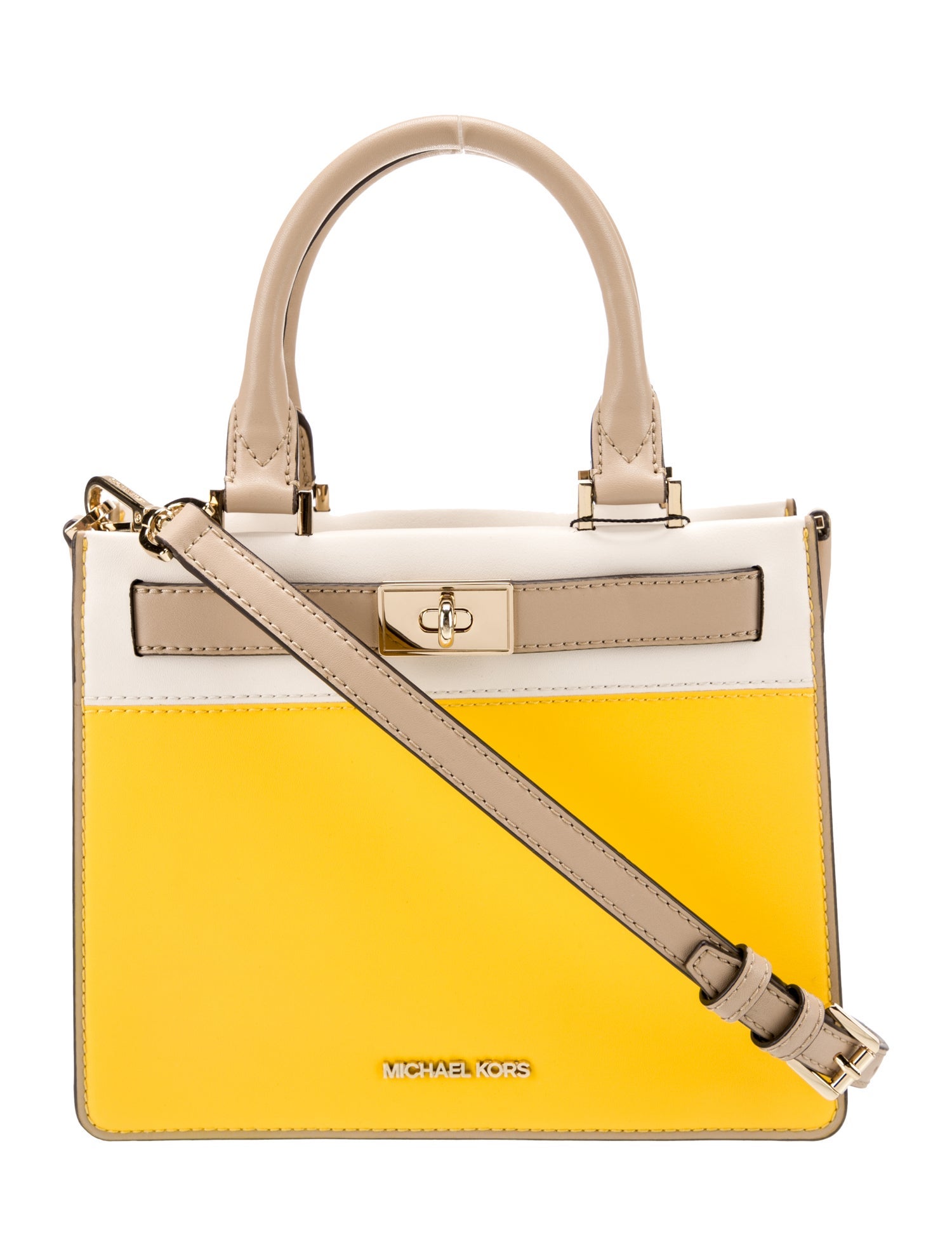 Michael Kors Leather Top Handle Bag