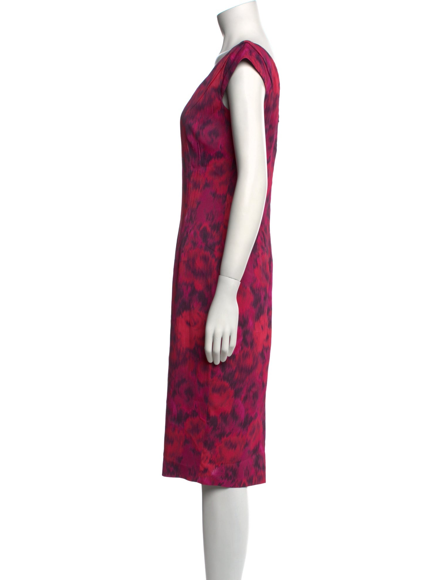 Michael Kors Floral Print Knee-Length Dress