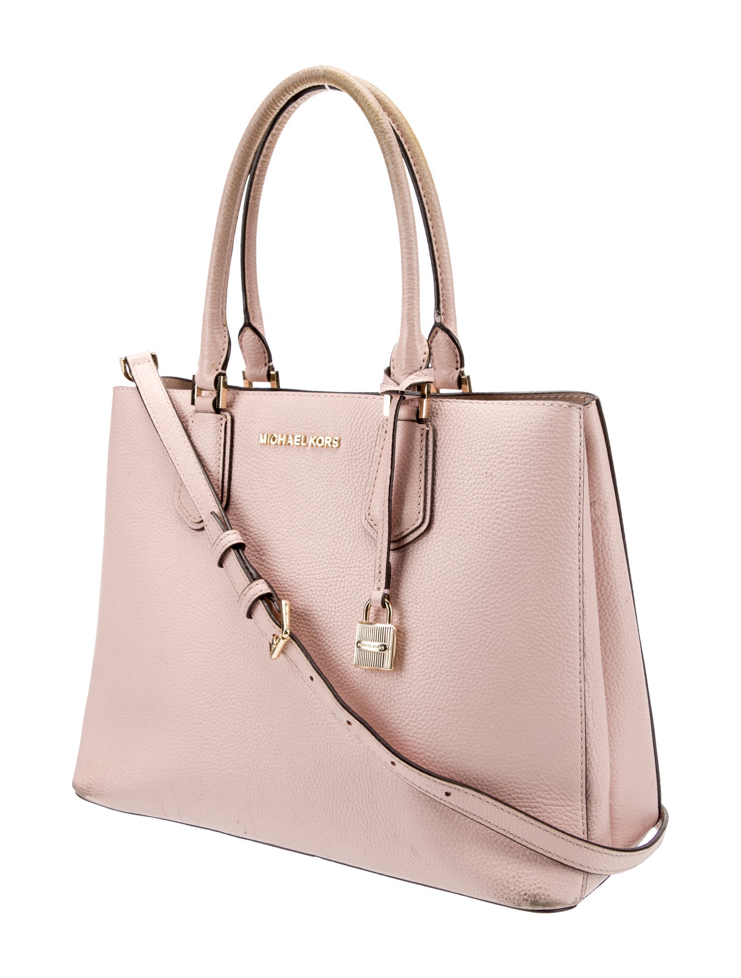 Michael Kors Leather Top Handle Bag