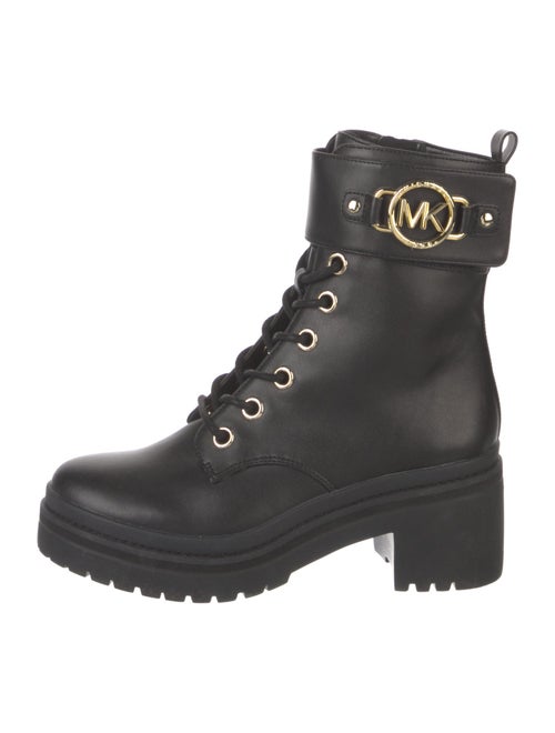Michael Kors Leather Combat Boots