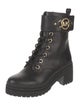 Michael Kors Leather Combat Boots
