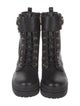 Michael Kors Leather Combat Boots