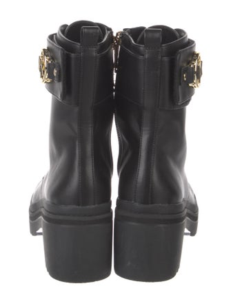 Michael Kors Leather Combat Boots