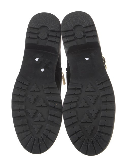 Michael Kors Leather Combat Boots