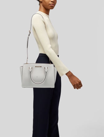 Michael Kors Saffiano Leather Shoulder Bag