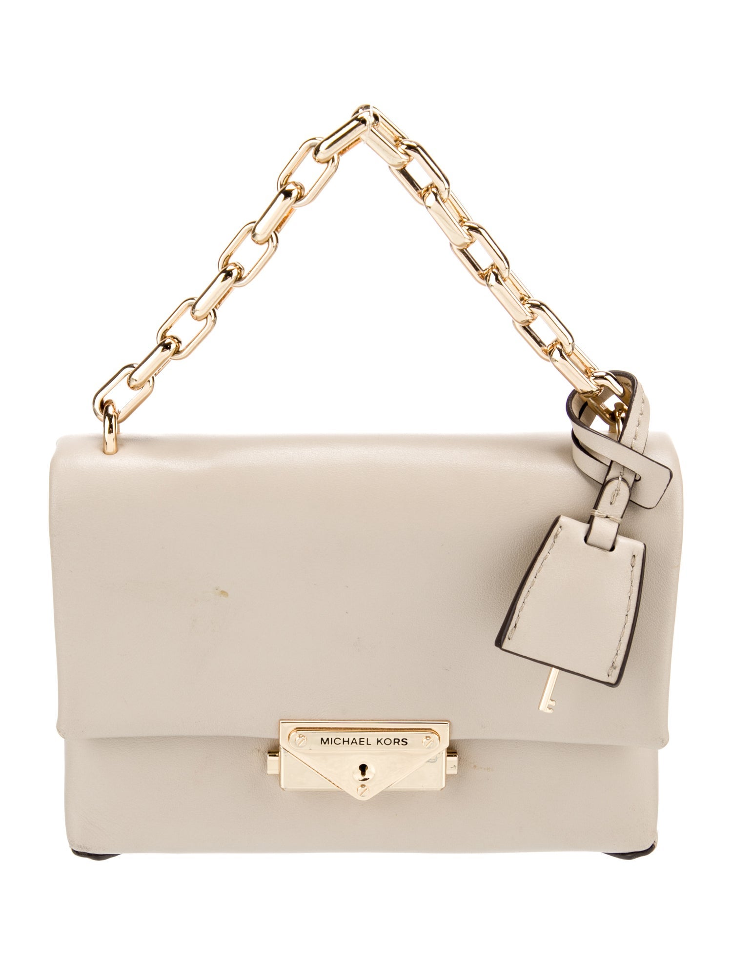 【美品】MICHAEL KORS 本革バッグ Michael Kors マイケルコース ロゴ ショルダーバッグ レザー