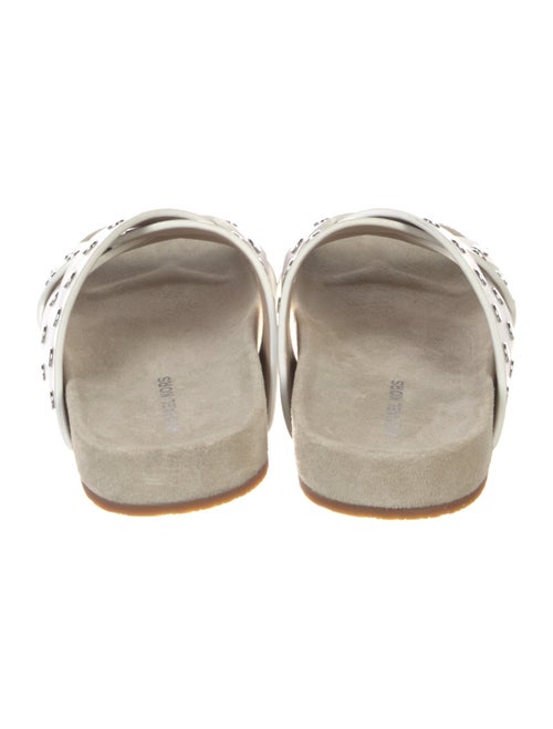 Michael Kors Leather Printed Slides