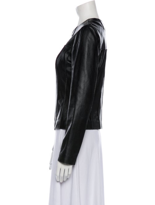 Michael Kors Leather Biker Jacket