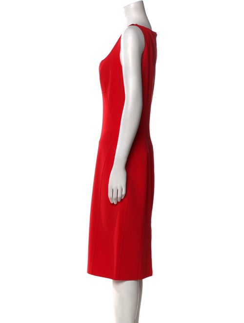 Michael Kors Virgin Wool Midi Length Dress