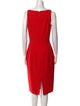 Michael Kors Virgin Wool Midi Length Dress