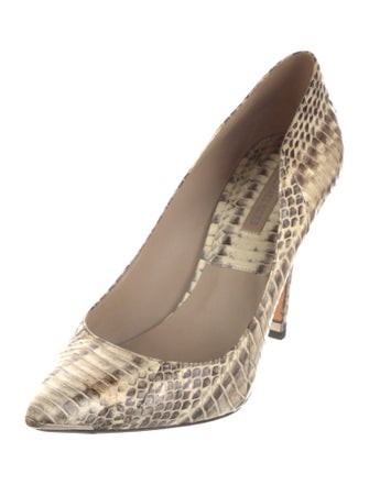 Michael Kors Snakeskin Animal Print Pumps