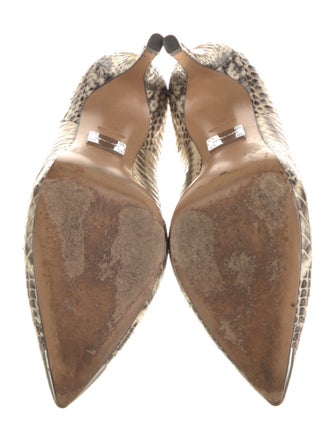 Michael Kors Snakeskin Animal Print Pumps