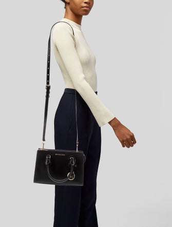 Michael Kors Saffiano Leather Top Handle Bag