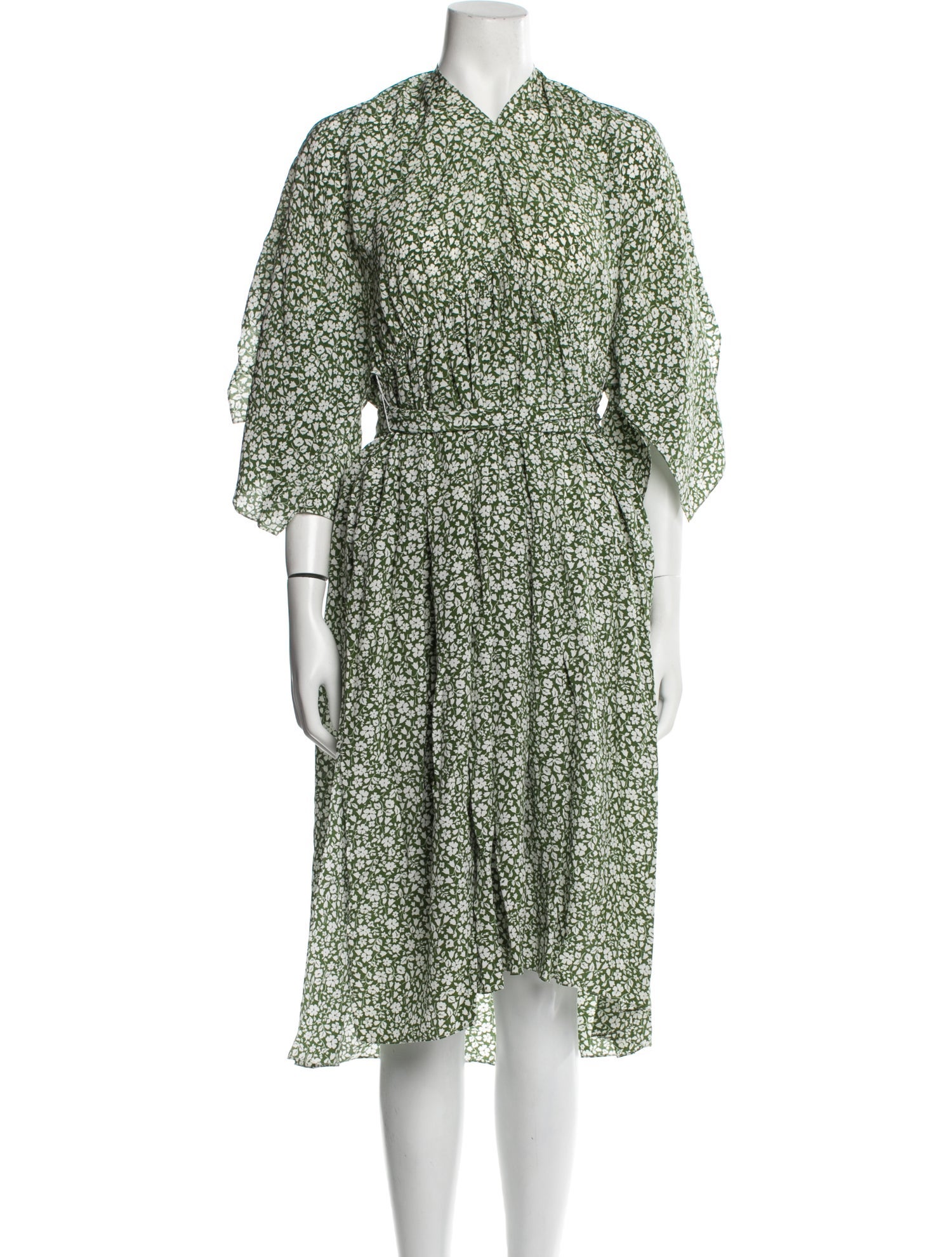 Silk Midi Length Dress Silk Midi Length Dress