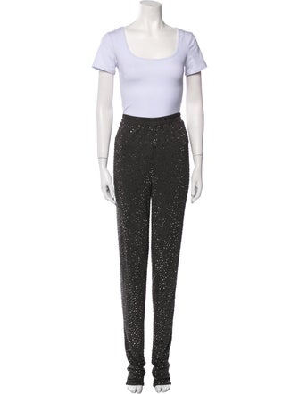 Michael Kors Crystal Embellishments Pant Set