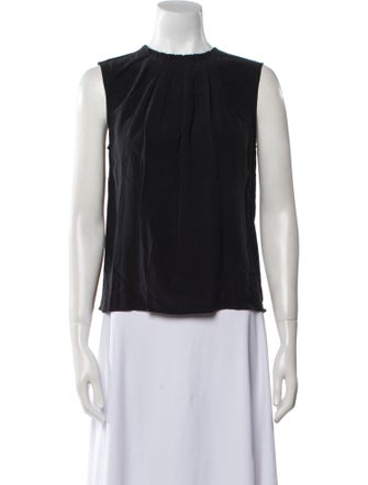 Michael Kors Silk Crew Neck Top