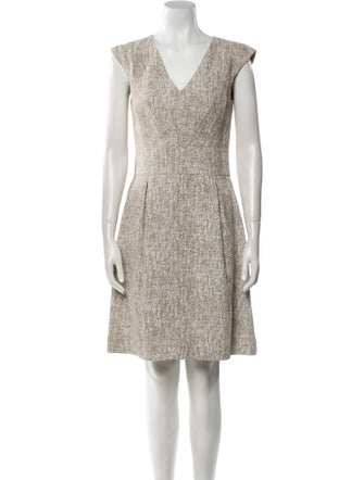 Michael Kors Linen Knee-Length Dress