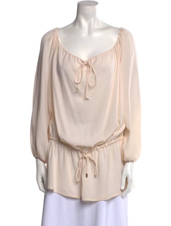 Michael Kors Silk Cowl Neck Tunic