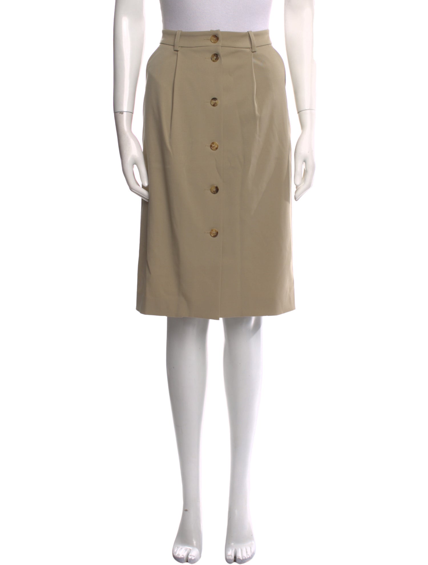 Michael Kors Virgin Wool Knee-Length Skirt