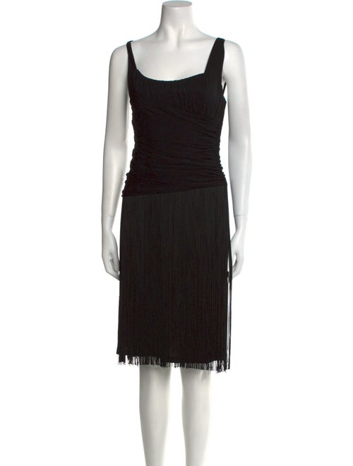 Michael Kors Square Neckline Knee-Length Dress