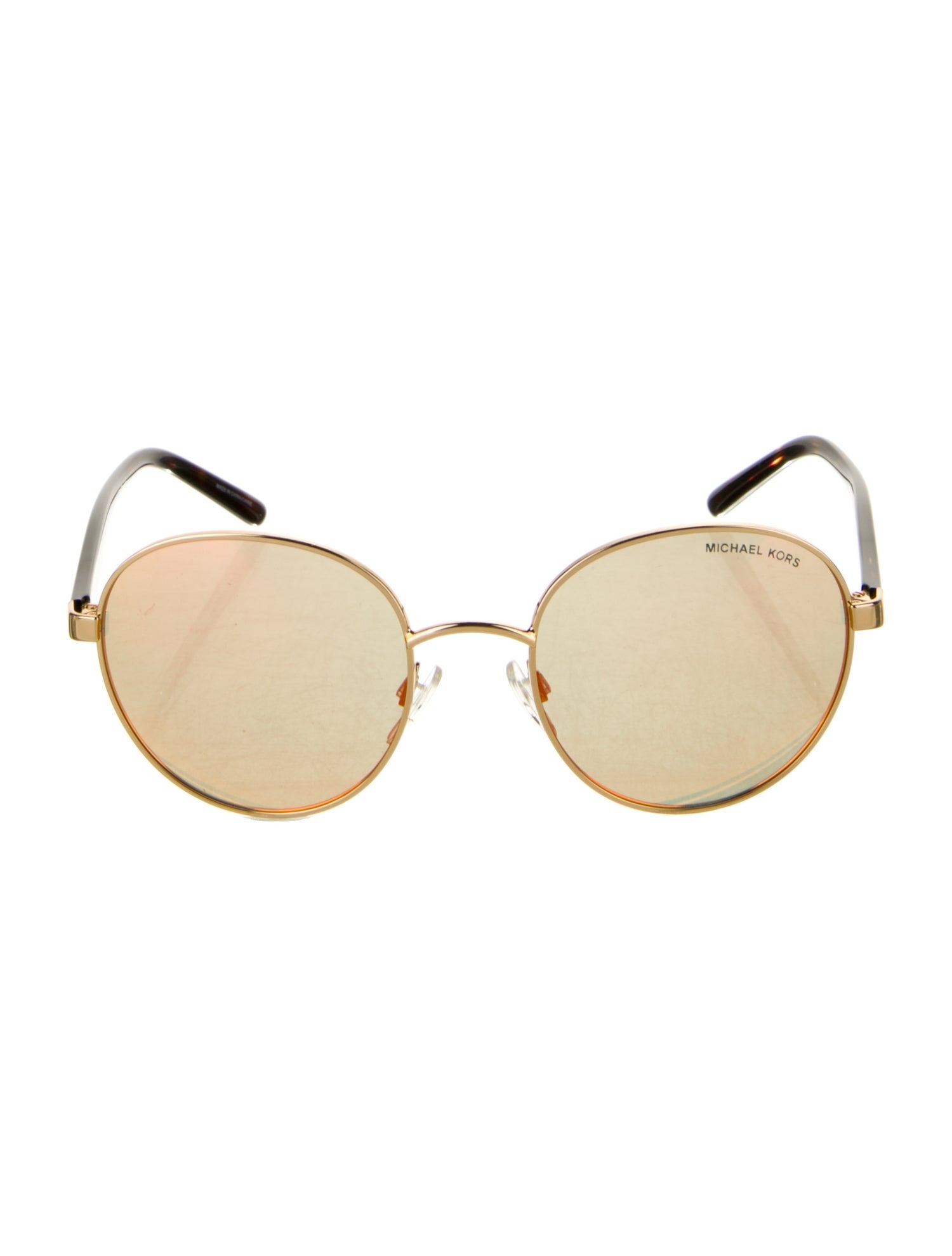 Michael Kors Round Mirrored Sunglasses